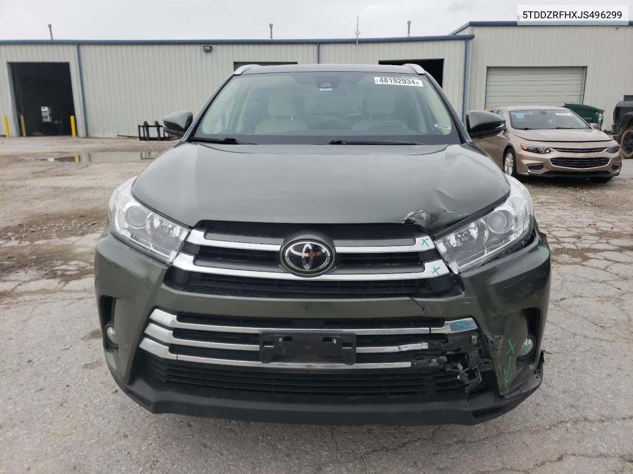 2018 Toyota Highlander Limited VIN: 5TDDZRFHXJS496299 Lot: 78296974