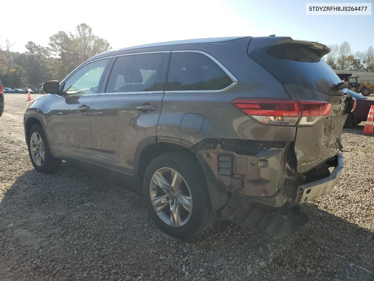 5TDYZRFH8JS264477 2018 Toyota Highlander Limited