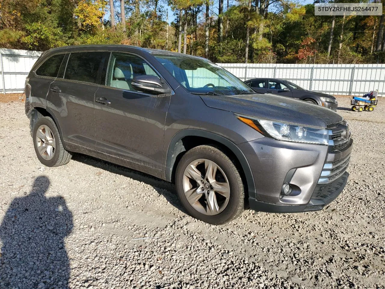 2018 Toyota Highlander Limited VIN: 5TDYZRFH8JS264477 Lot: 78404734