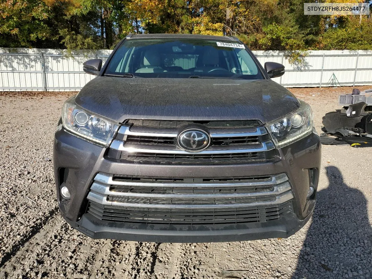 2018 Toyota Highlander Limited VIN: 5TDYZRFH8JS264477 Lot: 78404734