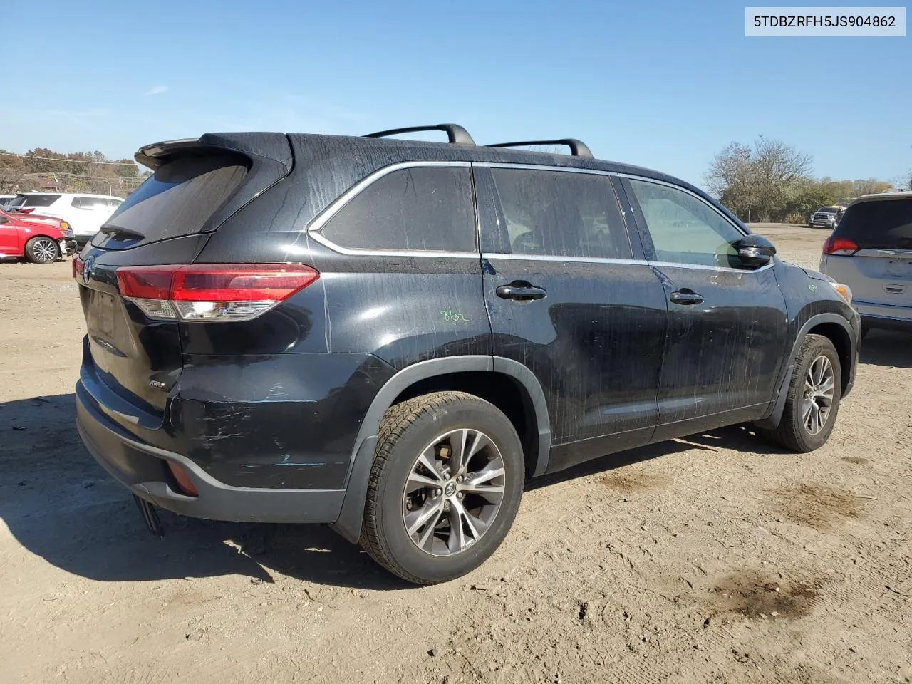 2018 Toyota Highlander Le VIN: 5TDBZRFH5JS904862 Lot: 78567794