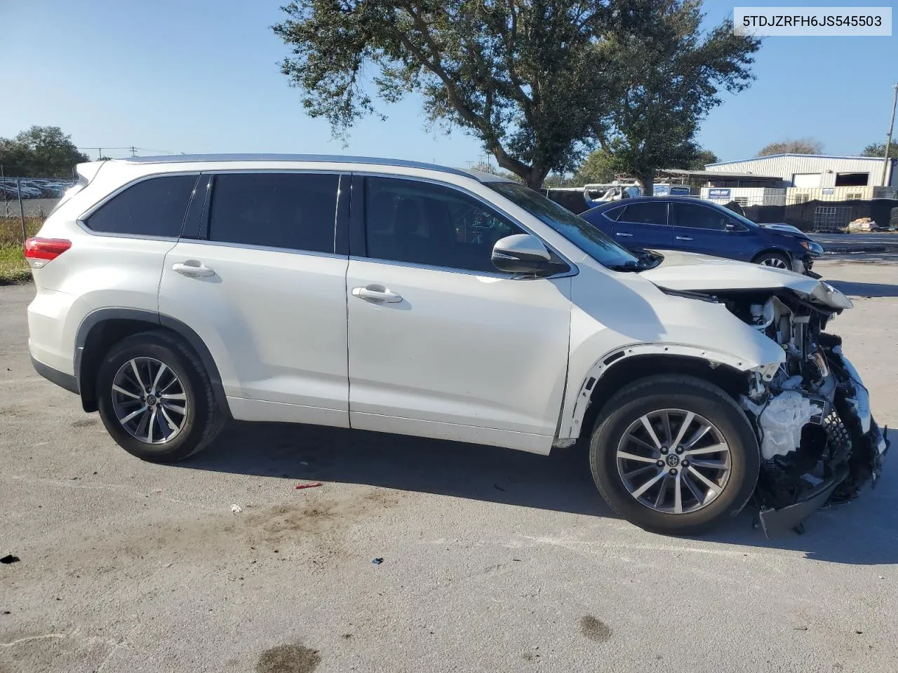 2018 Toyota Highlander Se VIN: 5TDJZRFH6JS545503 Lot: 79029154