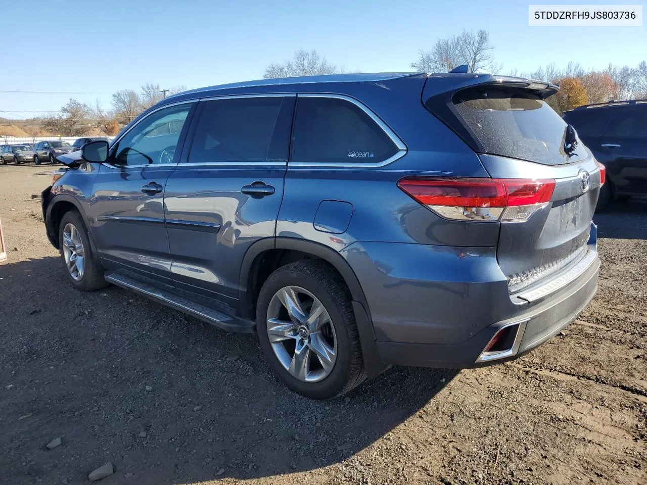 2018 Toyota Highlander Limited VIN: 5TDDZRFH9JS803736 Lot: 79069944