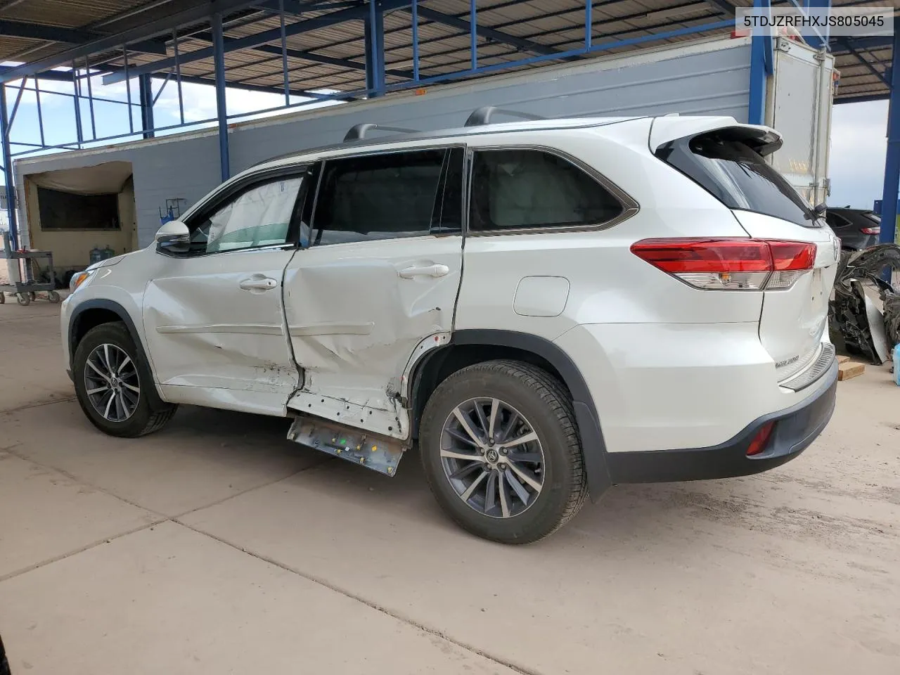 2018 Toyota Highlander Se VIN: 5TDJZRFHXJS805045 Lot: 79243774