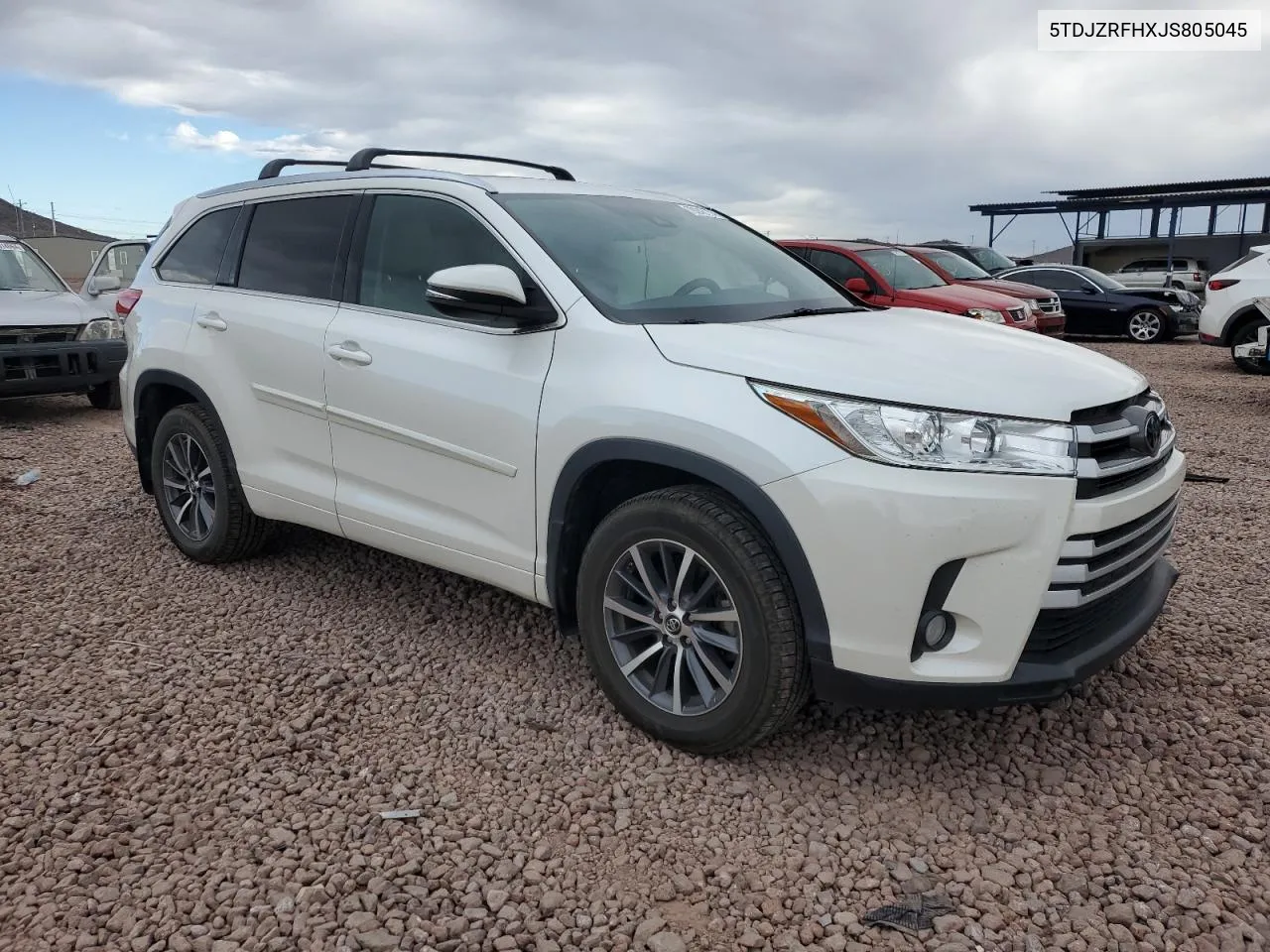 2018 Toyota Highlander Se VIN: 5TDJZRFHXJS805045 Lot: 79243774