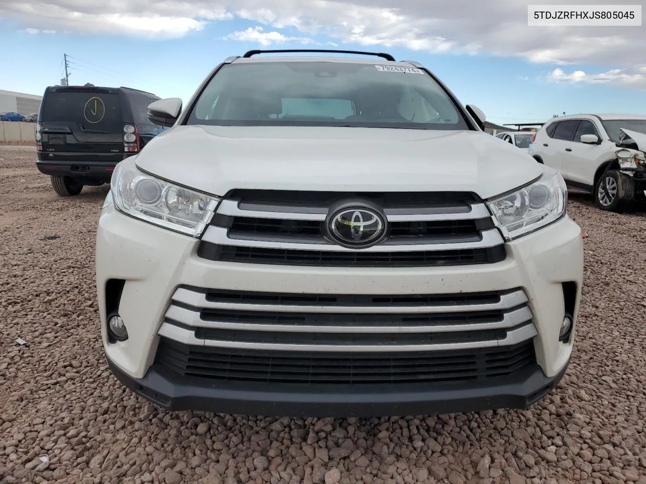 2018 Toyota Highlander Se VIN: 5TDJZRFHXJS805045 Lot: 79243774