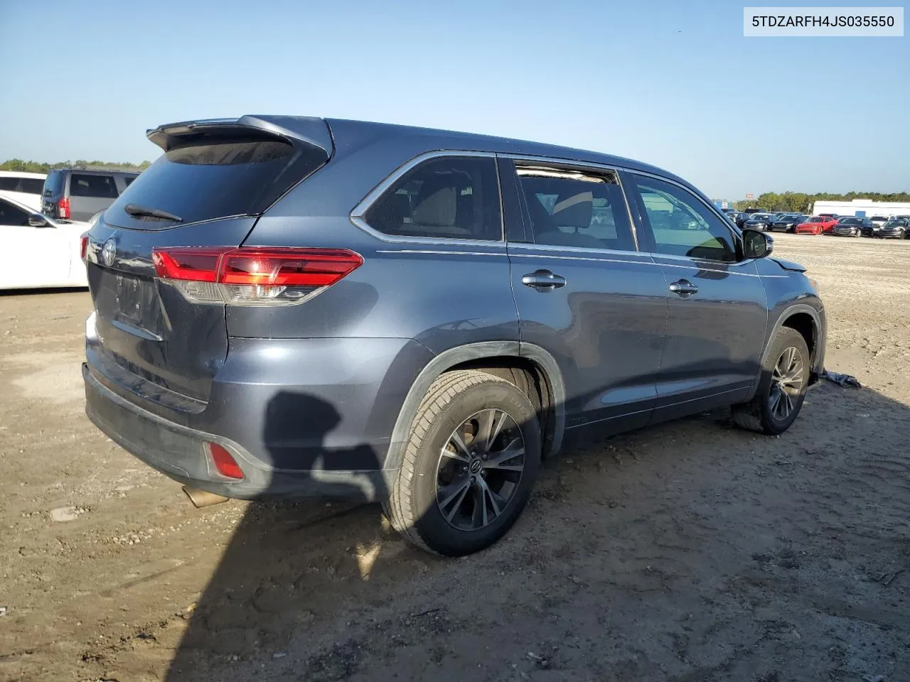 2018 Toyota Highlander Le VIN: 5TDZARFH4JS035550 Lot: 79328394