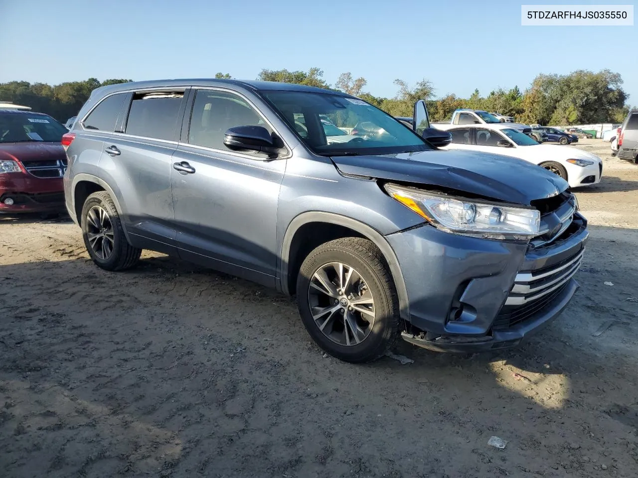 2018 Toyota Highlander Le VIN: 5TDZARFH4JS035550 Lot: 79328394