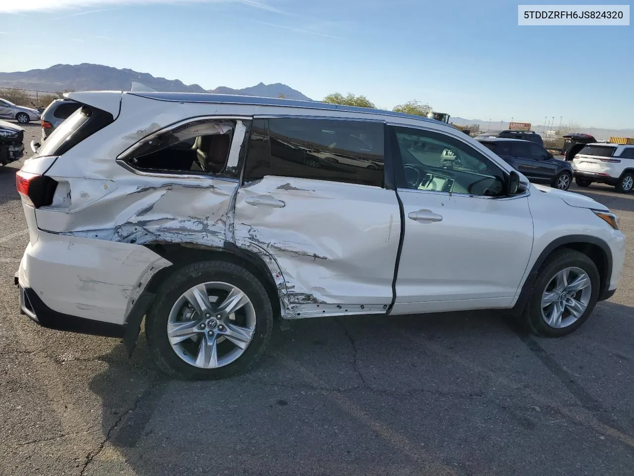 2018 Toyota Highlander Limited VIN: 5TDDZRFH6JS824320 Lot: 79481184