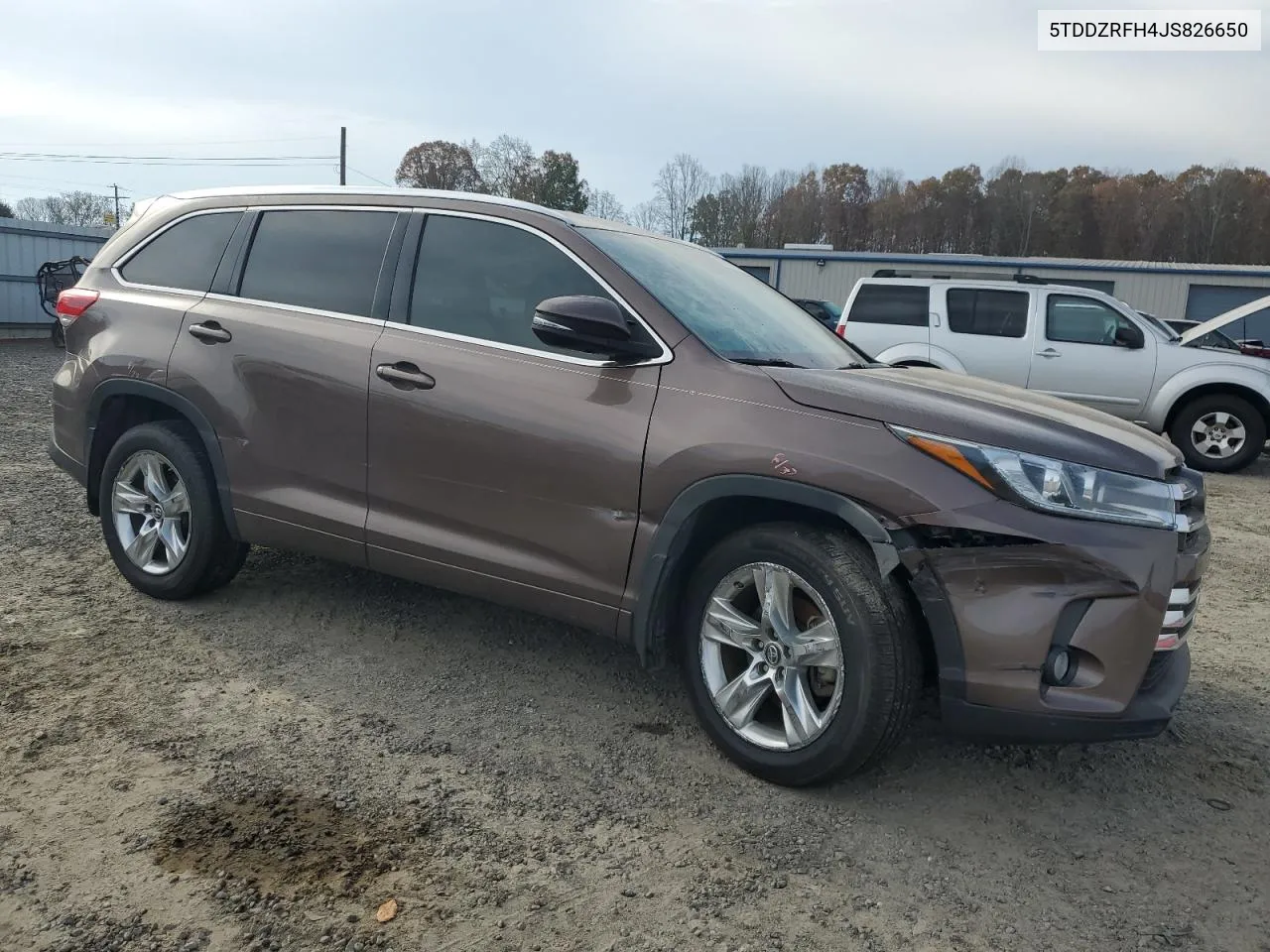 2018 Toyota Highlander Limited VIN: 5TDDZRFH4JS826650 Lot: 79810514