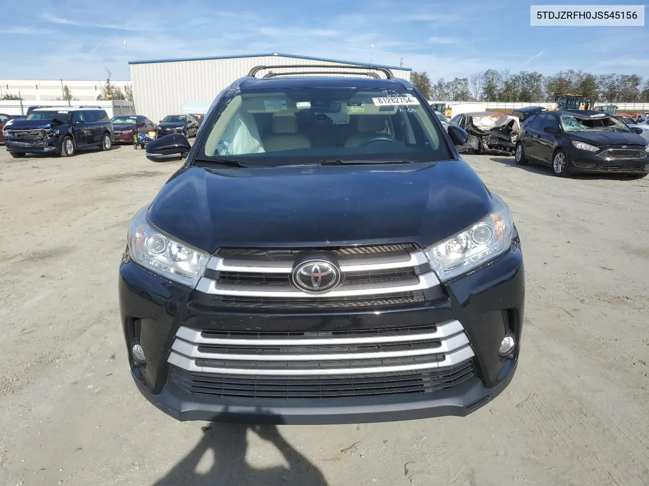 2018 Toyota Highlander Se VIN: 5TDJZRFH0JS545156 Lot: 81282754