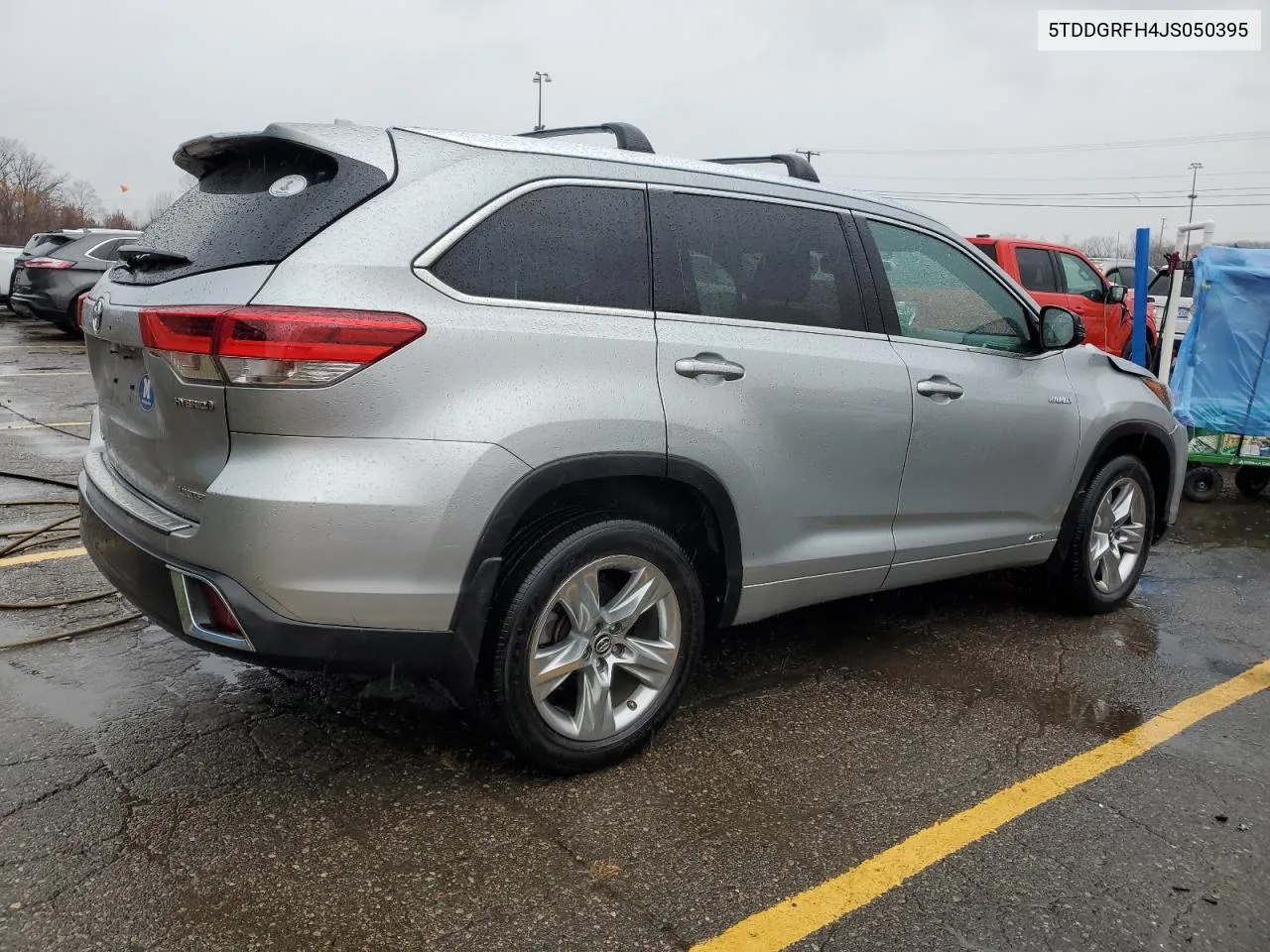 2018 Toyota Highlander Hybrid Limited VIN: 5TDDGRFH4JS050395 Lot: 81571914