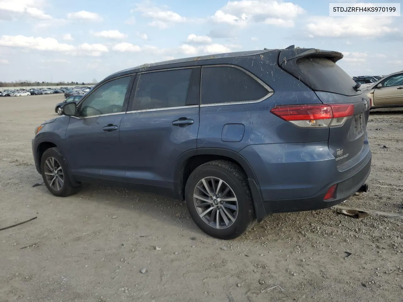 2019 Toyota Highlander Se VIN: 5TDJZRFH4KS970199 Lot: 46574124