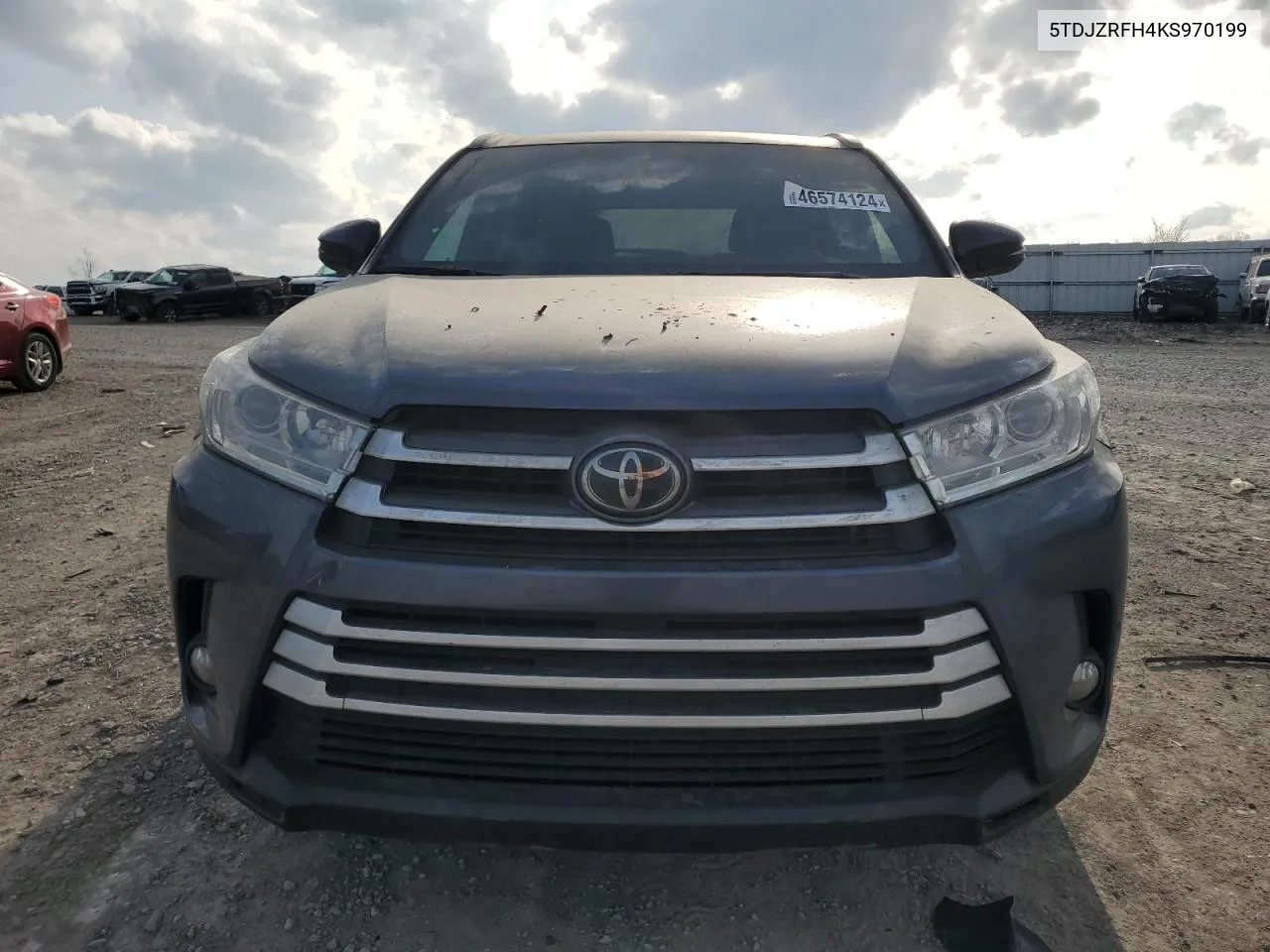 2019 Toyota Highlander Se VIN: 5TDJZRFH4KS970199 Lot: 46574124