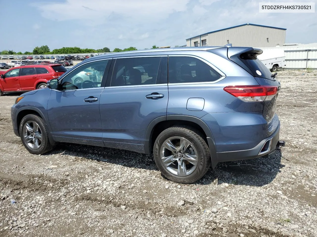 2019 Toyota Highlander Limited VIN: 5TDDZRFH4KS730521 Lot: 53745974