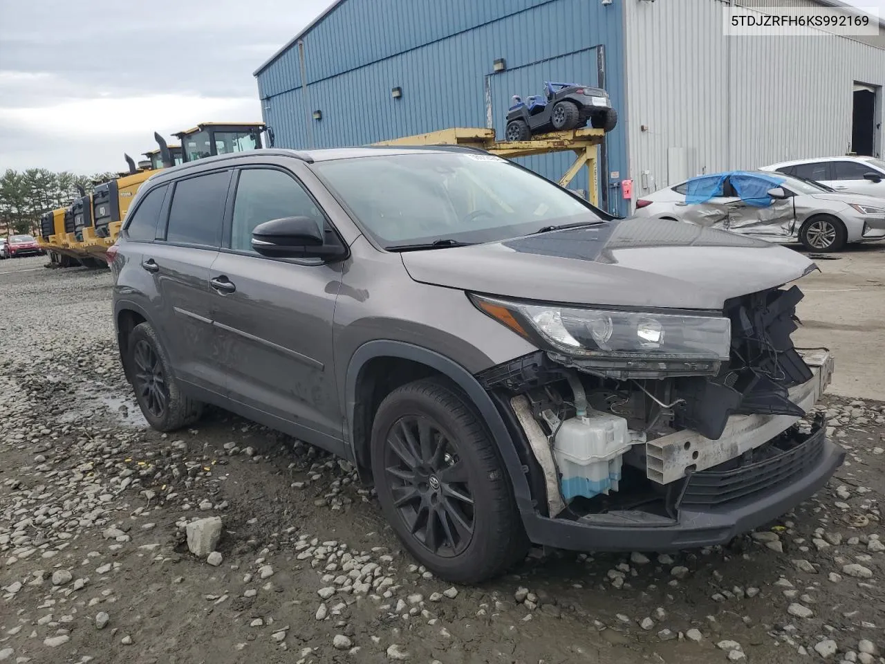 2019 Toyota Highlander Se VIN: 5TDJZRFH6KS992169 Lot: 56012434