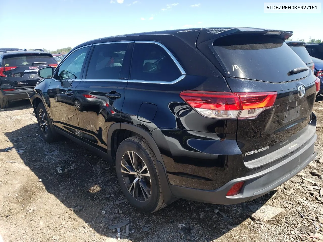 2019 Toyota Highlander Le VIN: 5TDBZRFH0KS927161 Lot: 58039574