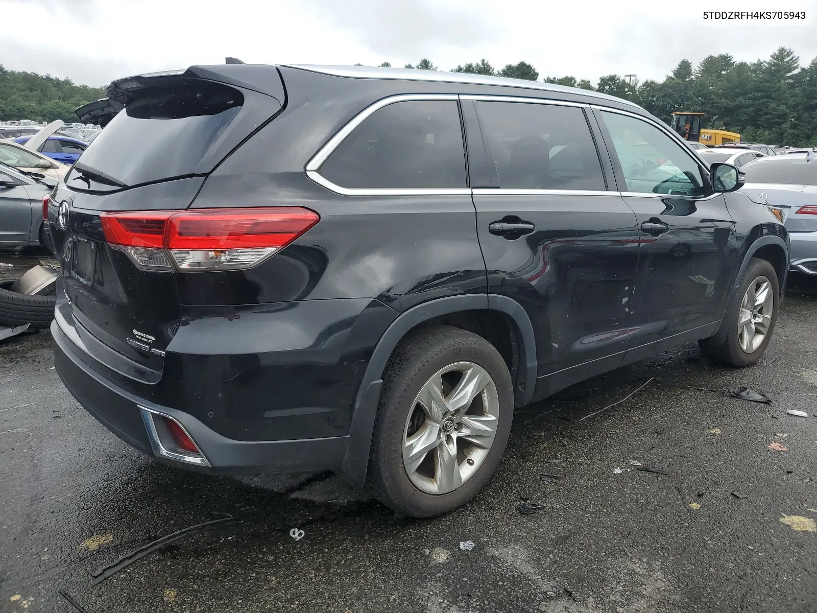 5TDDZRFH4KS705943 2019 Toyota Highlander Limited