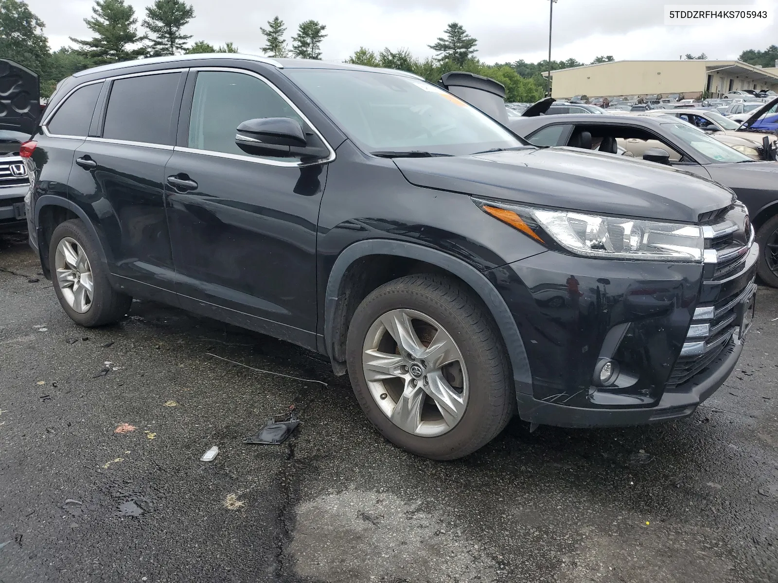 2019 Toyota Highlander Limited VIN: 5TDDZRFH4KS705943 Lot: 64620164