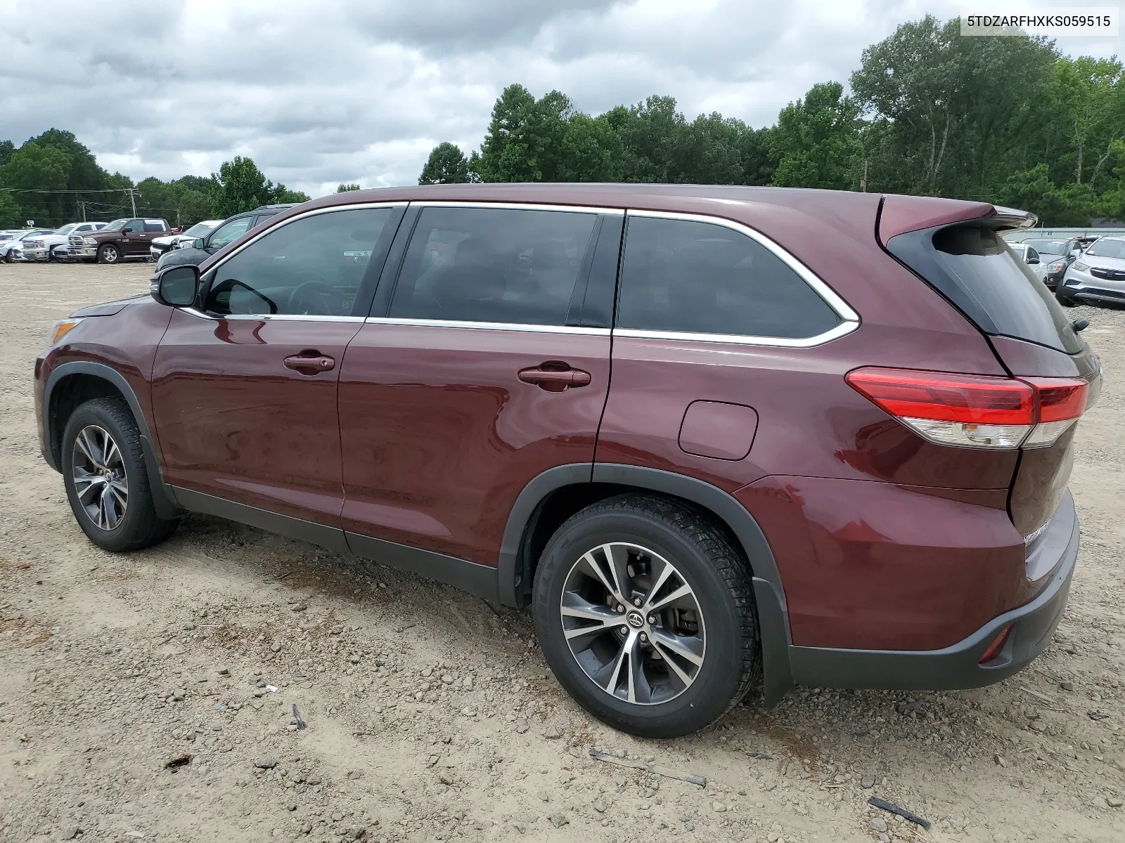 2019 Toyota Highlander Le VIN: 5TDZARFHXKS059515 Lot: 64777724