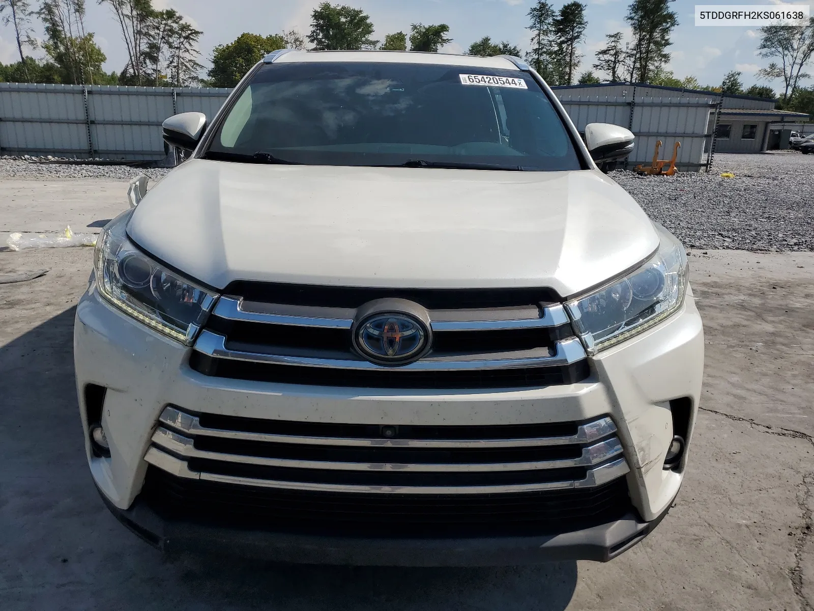 2019 Toyota Highlander Hybrid Limited VIN: 5TDDGRFH2KS061638 Lot: 65420544