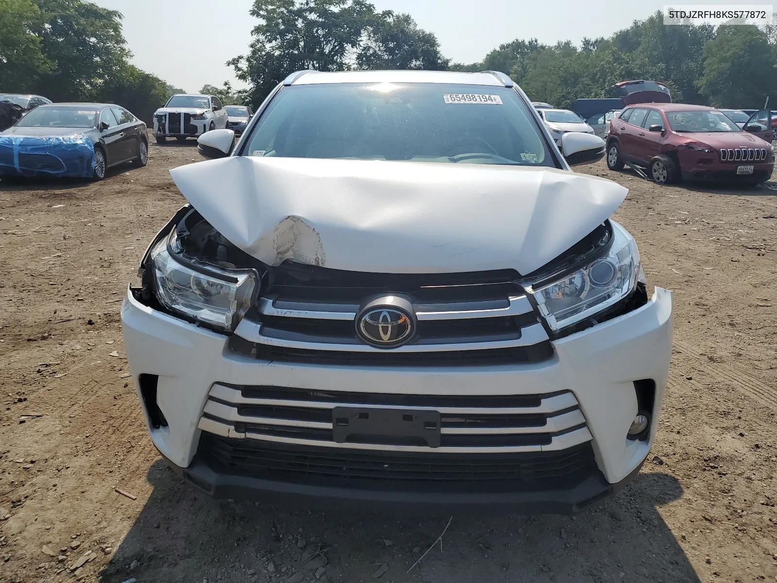 5TDJZRFH8KS577872 2019 Toyota Highlander Se