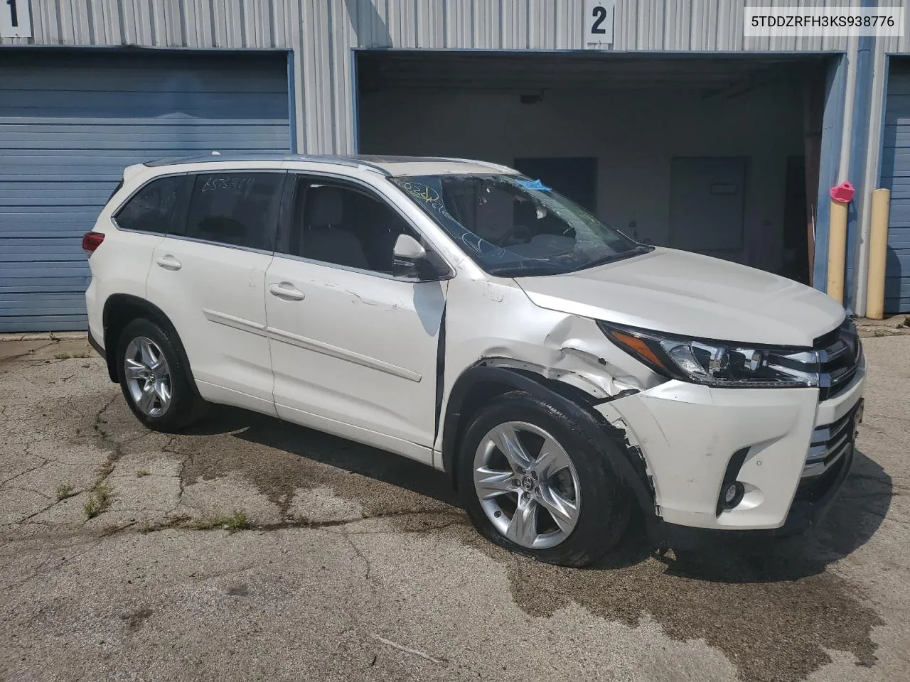 2019 Toyota Highlander Limited VIN: 5TDDZRFH3KS938776 Lot: 65751964