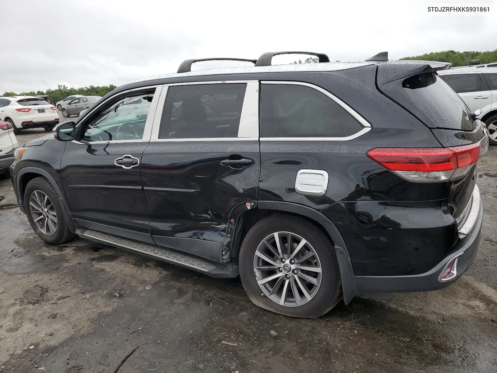 2019 Toyota Highlander Se VIN: 5TDJZRFHXKS931861 Lot: 65778574