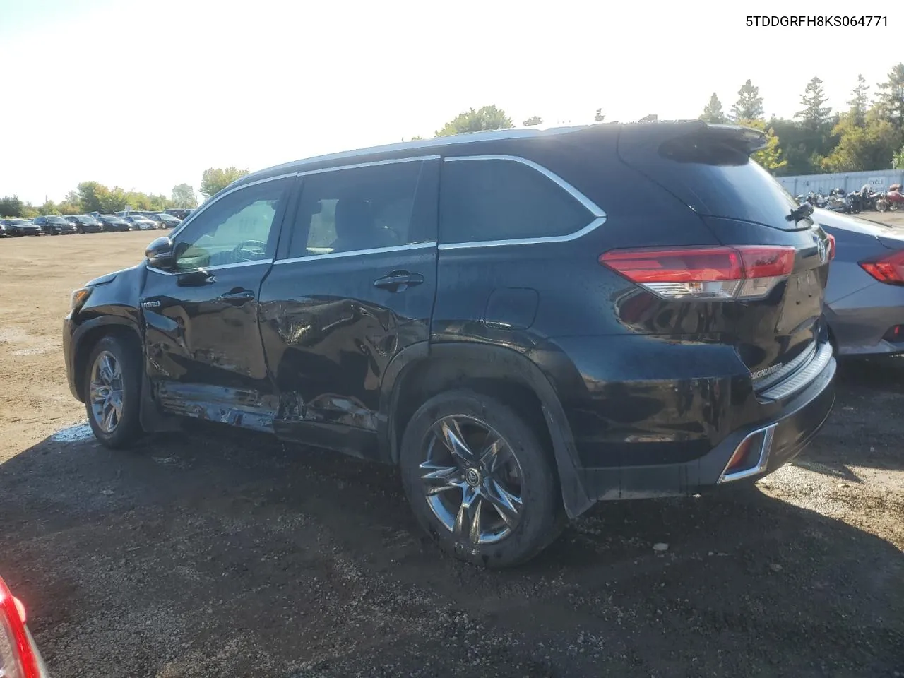 5TDDGRFH8KS064771 2019 Toyota Highlander Hybrid Limited