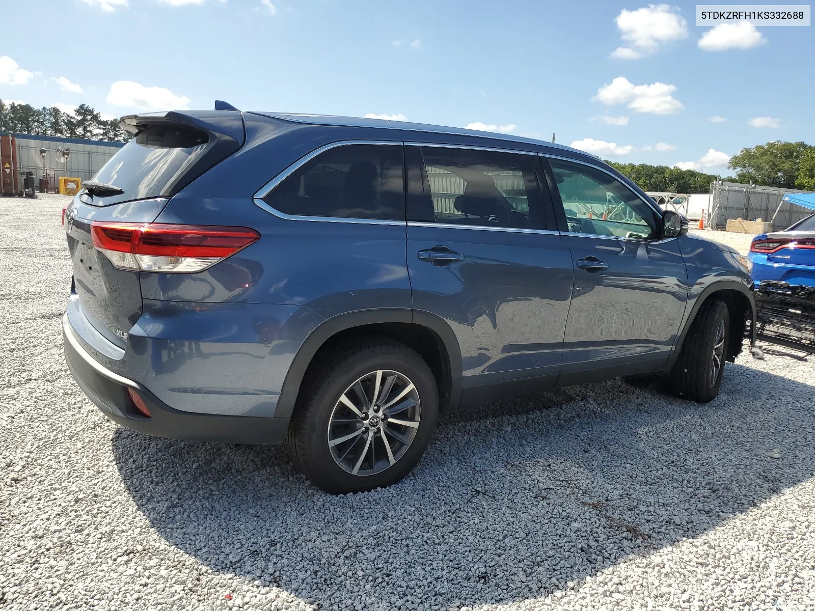 2019 Toyota Highlander Se VIN: 5TDKZRFH1KS332688 Lot: 66089964