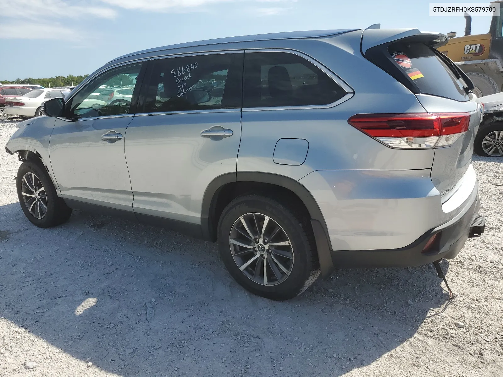 2019 Toyota Highlander Se VIN: 5TDJZRFH0KS579700 Lot: 66913074