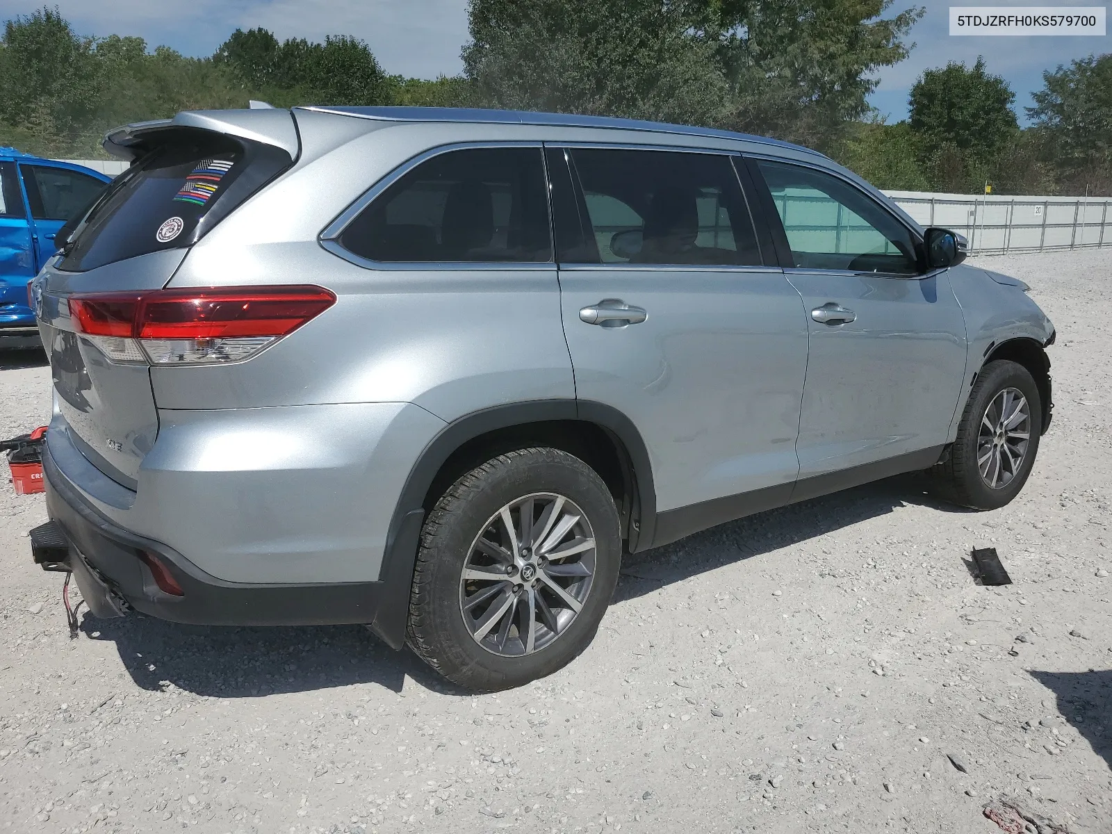 2019 Toyota Highlander Se VIN: 5TDJZRFH0KS579700 Lot: 66913074