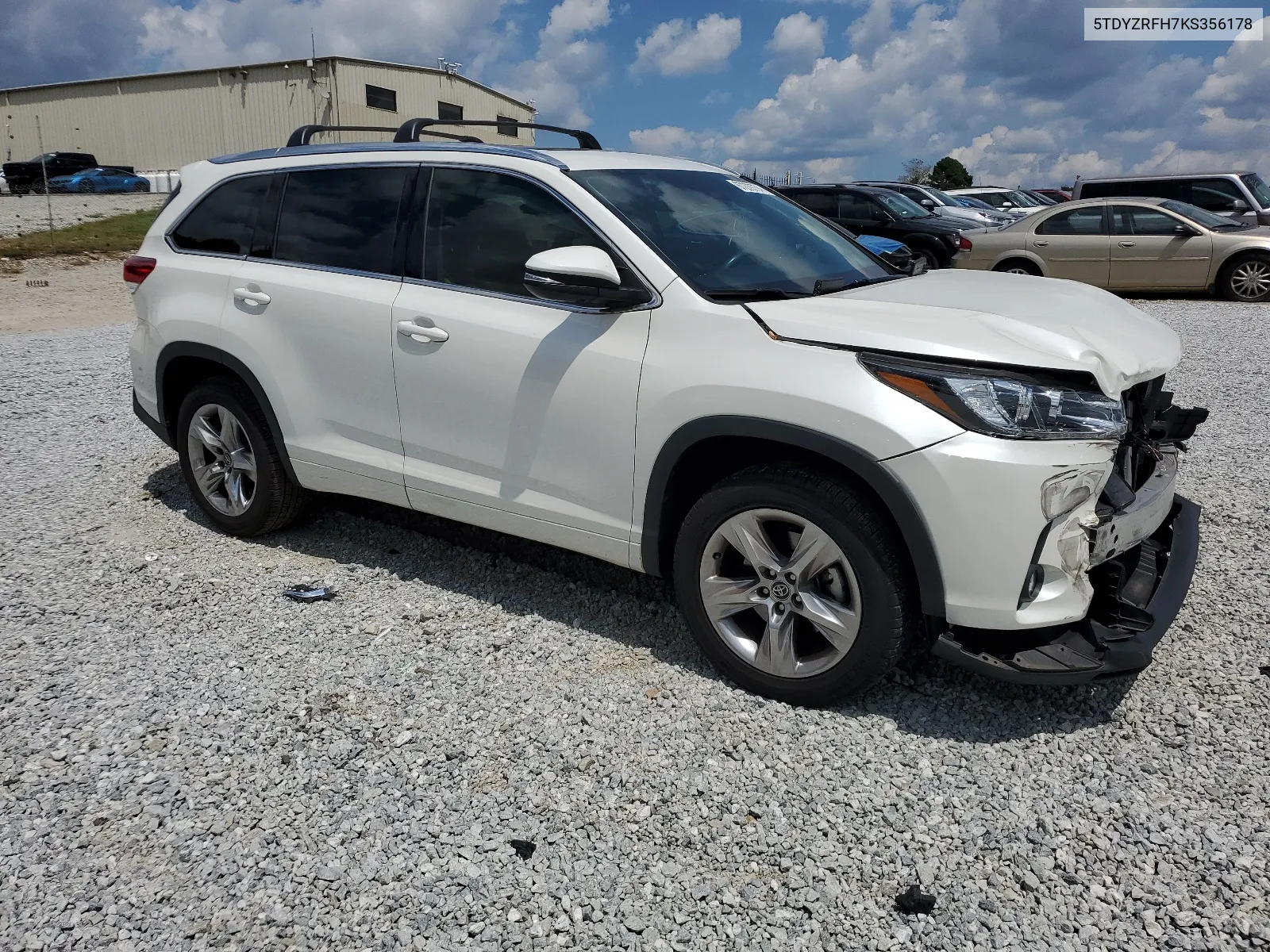 2019 Toyota Highlander Limited VIN: 5TDYZRFH7KS356178 Lot: 67279774