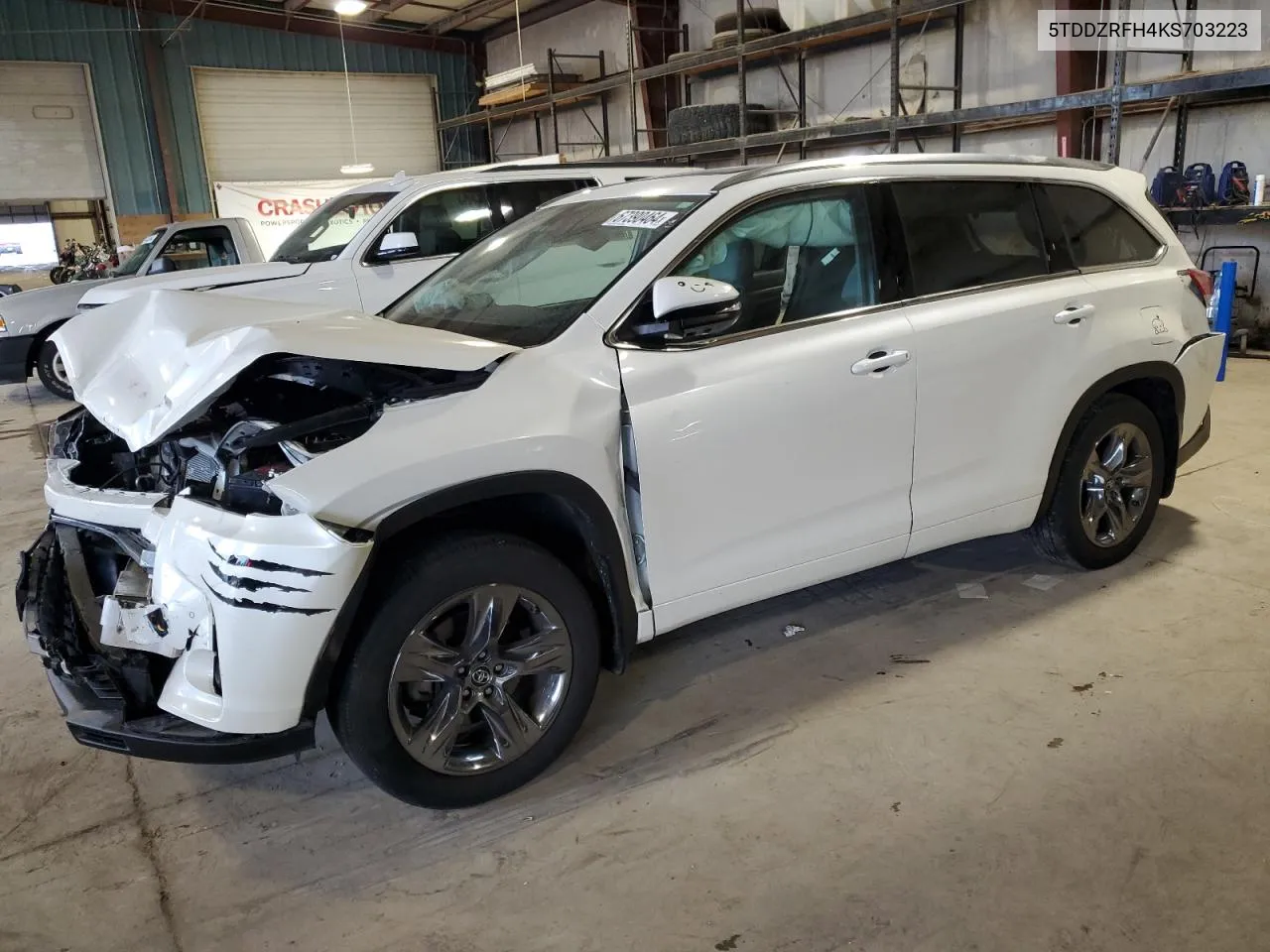 2019 Toyota Highlander Limited VIN: 5TDDZRFH4KS703223 Lot: 67390464