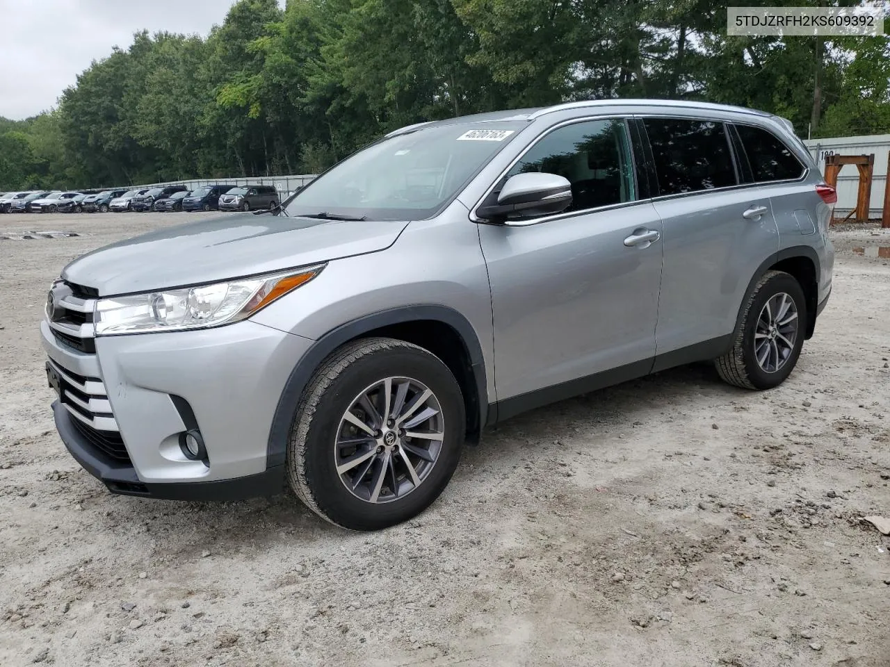 2019 Toyota Highlander Se VIN: 5TDJZRFH2KS609392 Lot: 67698644