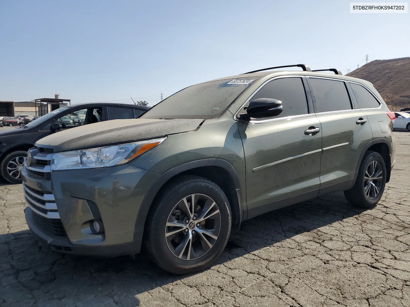 2019 Toyota Highlander Le VIN: 5TDBZRFH0KS947202 Lot: 68757624