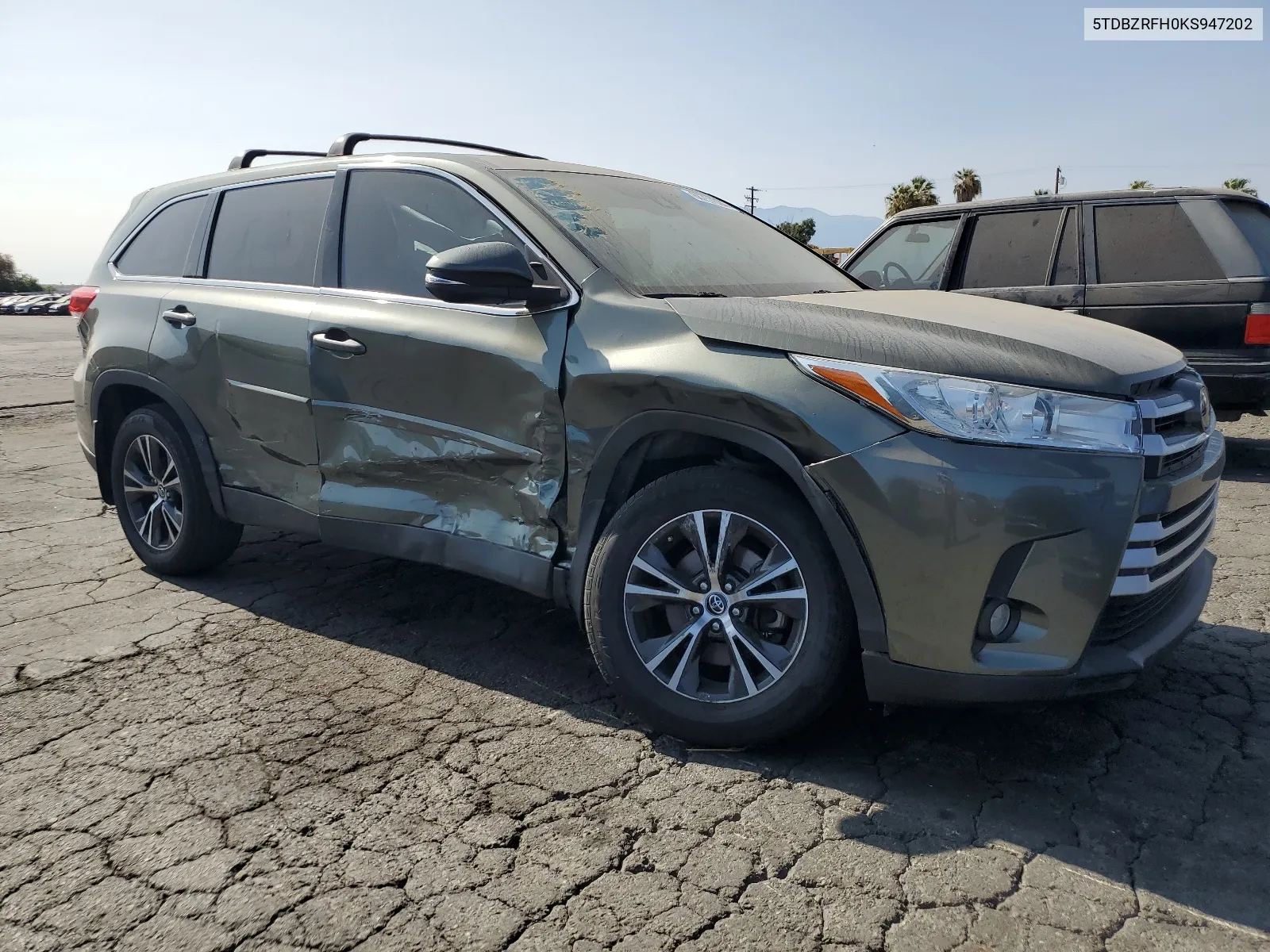 2019 Toyota Highlander Le VIN: 5TDBZRFH0KS947202 Lot: 68757624