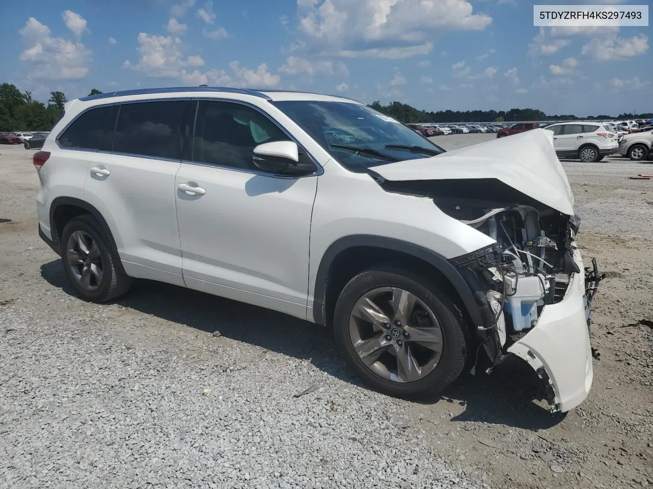 5TDYZRFH4KS297493 2019 Toyota Highlander Limited