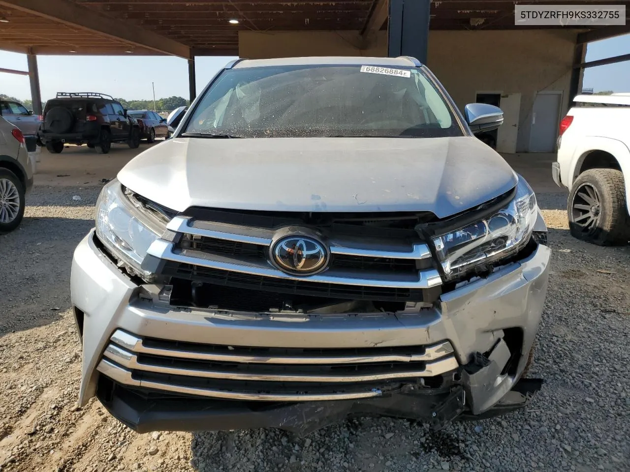 2019 Toyota Highlander Limited VIN: 5TDYZRFH9KS332755 Lot: 70313814