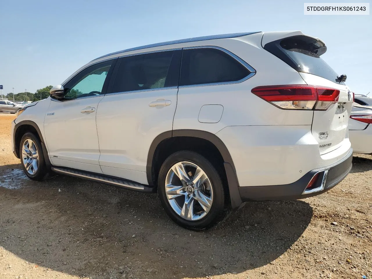 2019 Toyota Highlander Hybrid Limited VIN: 5TDDGRFH1KS061243 Lot: 71226284