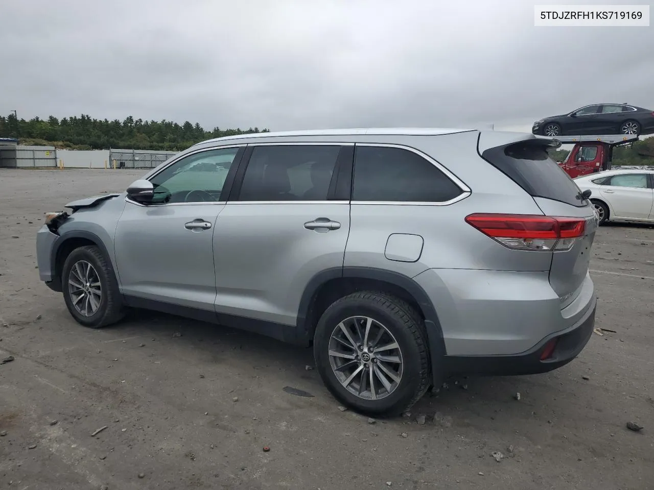 2019 Toyota Highlander Se VIN: 5TDJZRFH1KS719169 Lot: 72028034