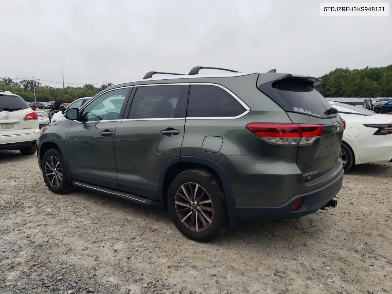 2019 Toyota Highlander Se VIN: 5TDJZRFH3KS948131 Lot: 72512394