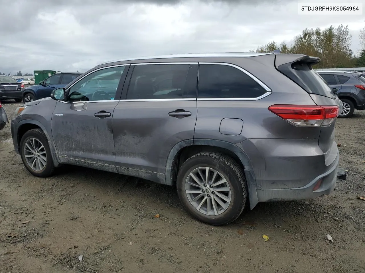 2019 Toyota Highlander Hybrid VIN: 5TDJGRFH9KS054964 Lot: 72794974