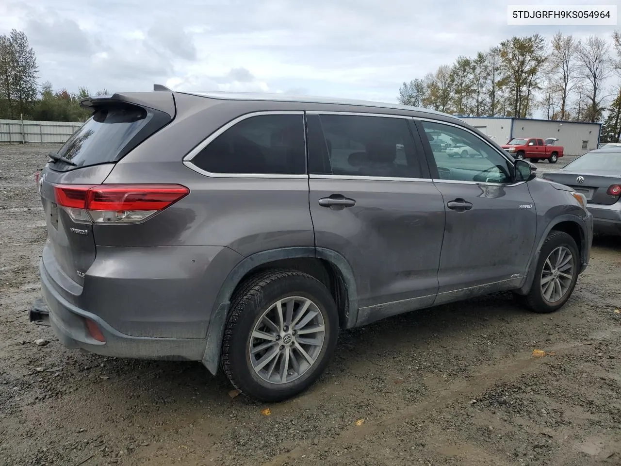 5TDJGRFH9KS054964 2019 Toyota Highlander Hybrid