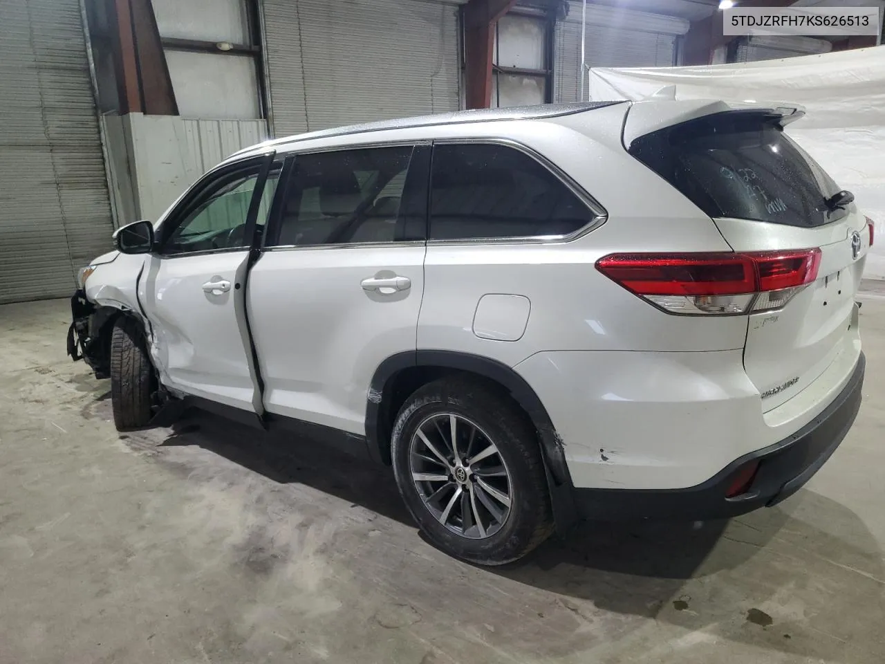 2019 Toyota Highlander Se VIN: 5TDJZRFH7KS626513 Lot: 72855064