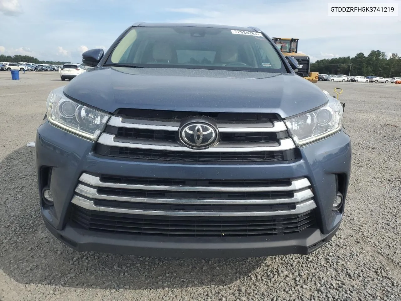 2019 Toyota Highlander Limited VIN: 5TDDZRFH5KS741219 Lot: 72930284