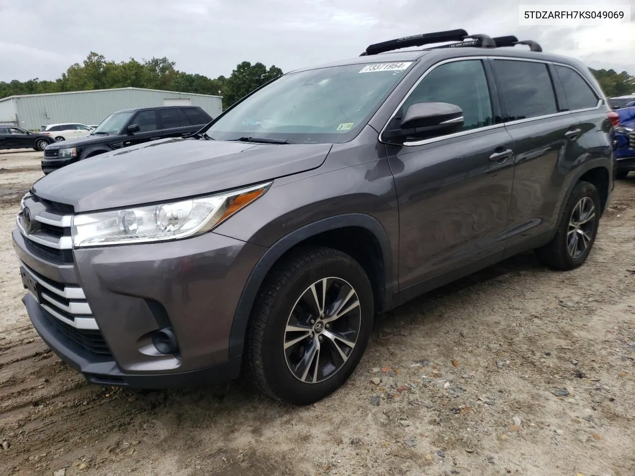 2019 Toyota Highlander Le VIN: 5TDZARFH7KS049069 Lot: 73371954