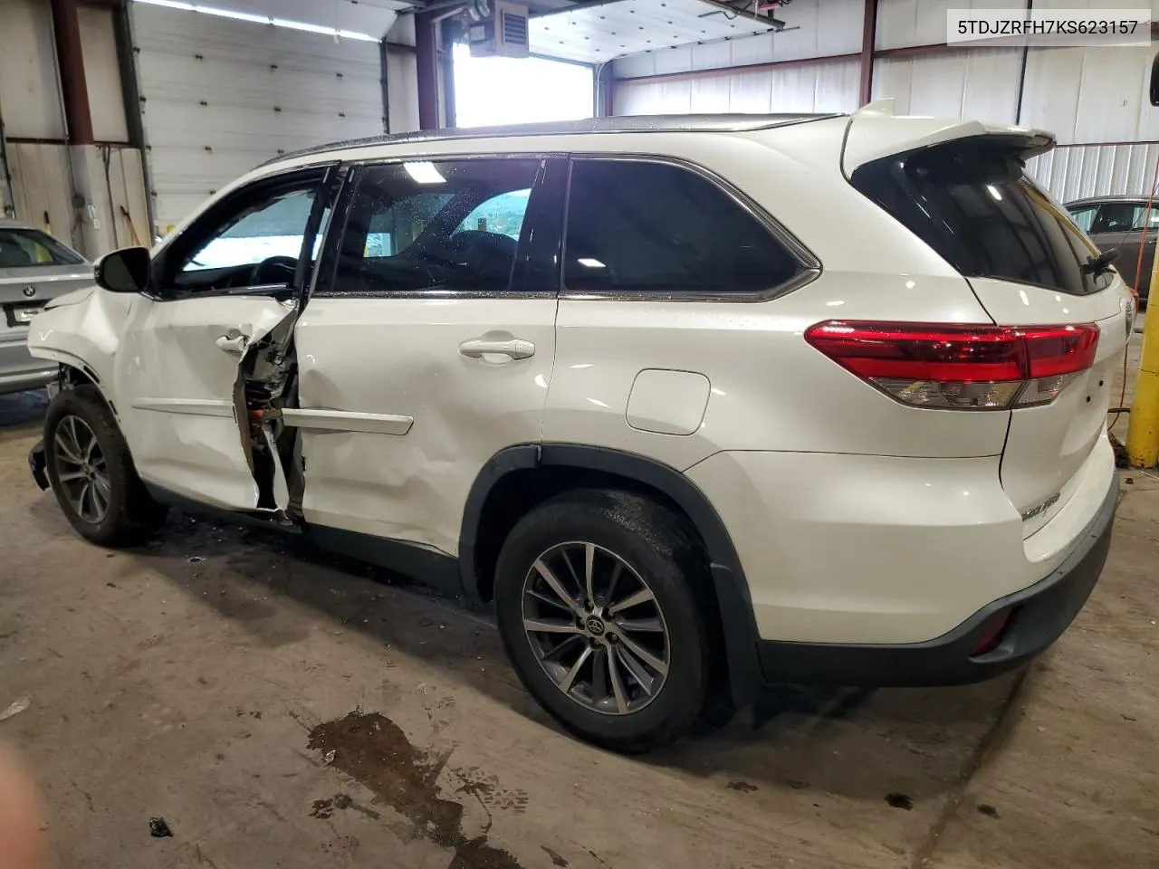 2019 Toyota Highlander Se VIN: 5TDJZRFH7KS623157 Lot: 73488144