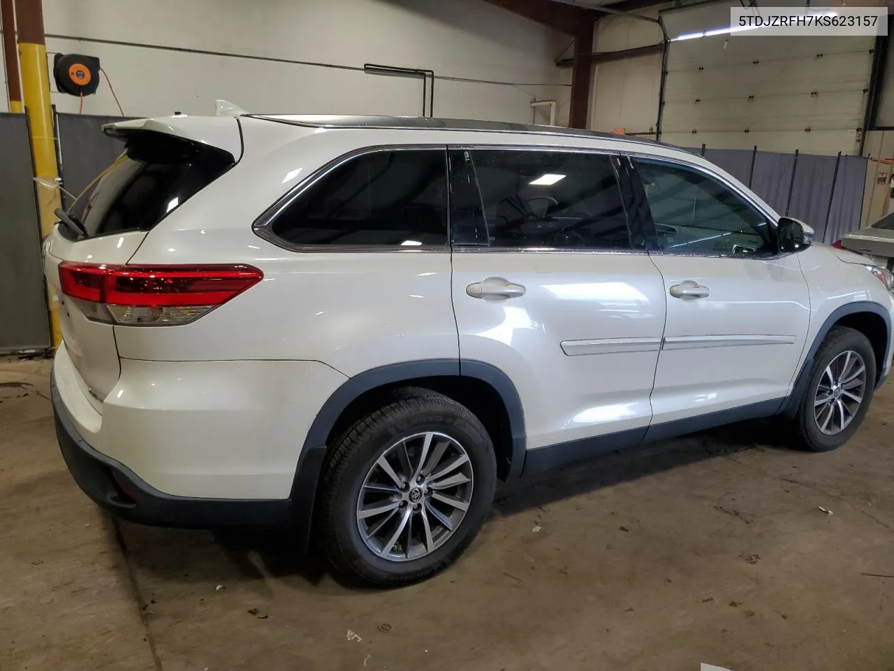 2019 Toyota Highlander Se VIN: 5TDJZRFH7KS623157 Lot: 73488144