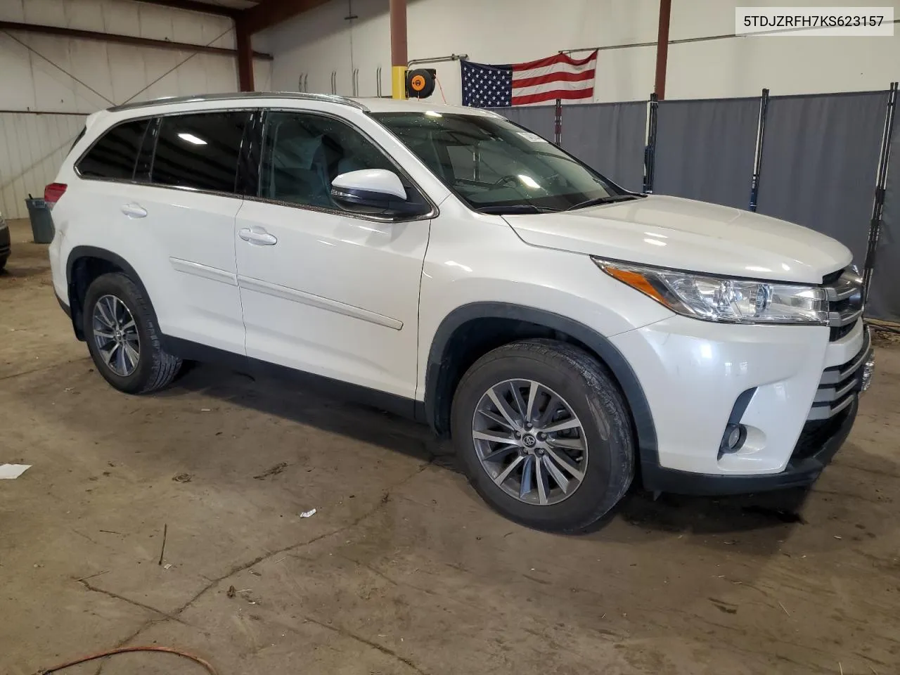 2019 Toyota Highlander Se VIN: 5TDJZRFH7KS623157 Lot: 73488144